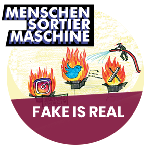 Text FAKE IS REAL